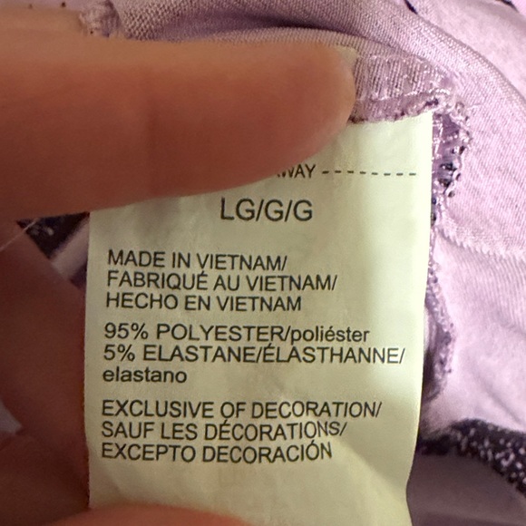 Under armour womens large tank purple ombre embroider Kapalua golf Hawaii nwot - Picture 7 of 8